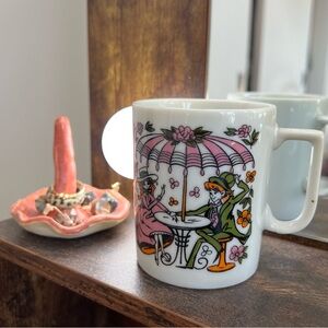 Adorable Date Scene Japanese Coffee Mug
